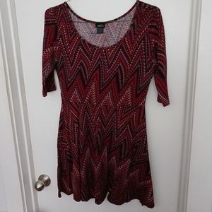 Rue 21 XL patterned red dress